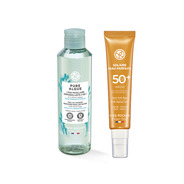 DUO Solaire Visage et Eau micellaire Pure algue