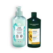 Duo cheveux secs & peau sèche