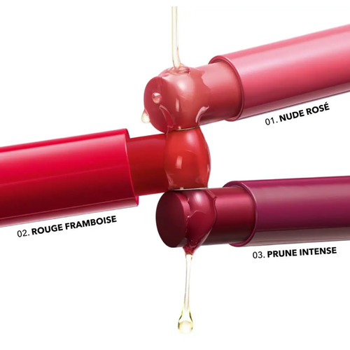 Baume à lèvres teinté nourrissant 02. Rouge Framboise