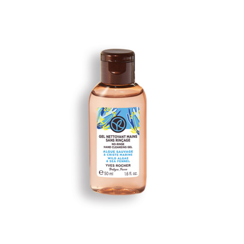 Gel nettoyant mains sans rinçage algue sauvage & criste marine