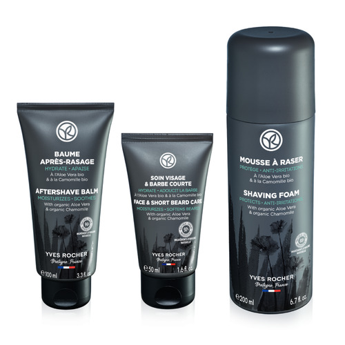 Coffret Rasage Baume Aloe Vera 50ML, soin visage tube 50ML & Mousse à Raser 200ML